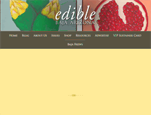Tablet Screenshot of ediblebajaarizona.com